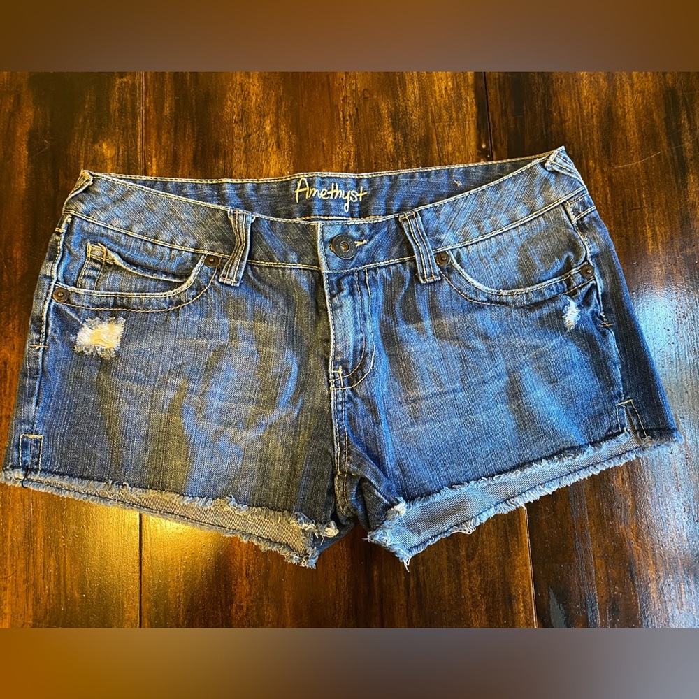 Amethyst Denim Cut Off Short